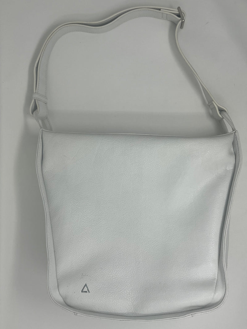 sac à main souple en bandoulière, blanc, Julie