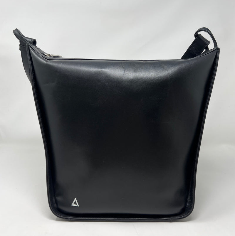 sac à main souple en bandoulière, noir, Julie