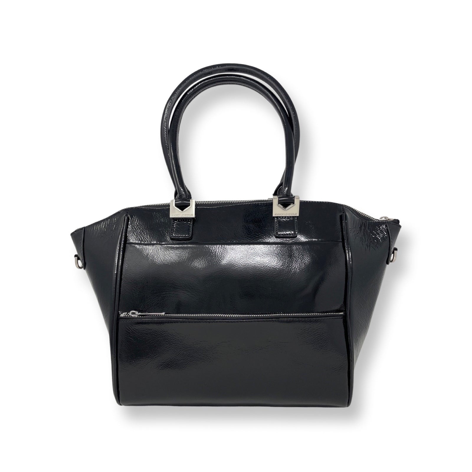 Sac a main vinyle noir cheap