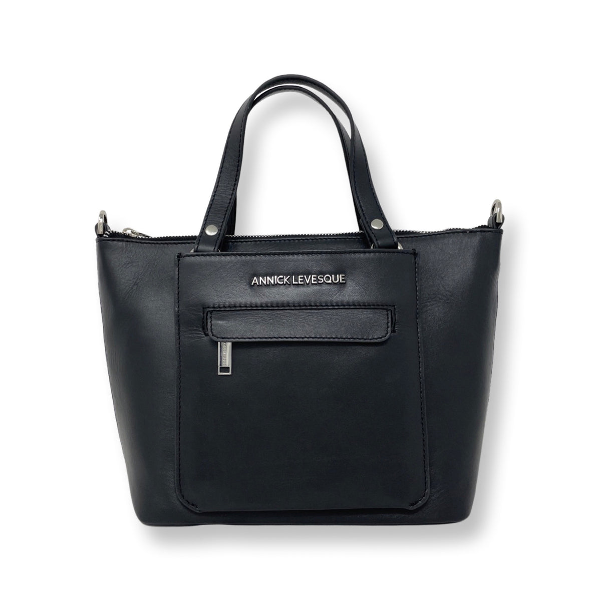 Sacoche Femme / Sac à Main En Faux Cuir Noir - Neuf Dans Son Emballage