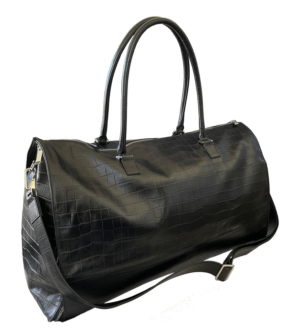Petit sac de voyage cuir gris femme The Bag /Cowboysbag - Espritcuir